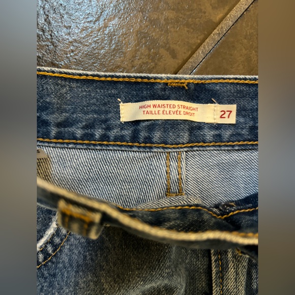 Levi’s high waisted straight - Picture 5 of 6